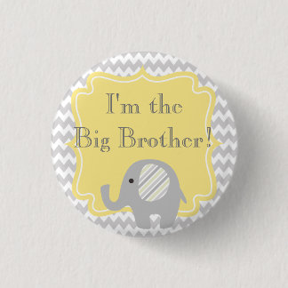 Custom Baby Shower Party I'm the Big Bro Button