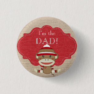 Custom Baby Shower Party I'm the Dad Button