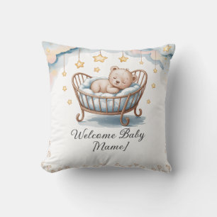 Custom Baby Shower Pillow – Welcome Baby [Name]