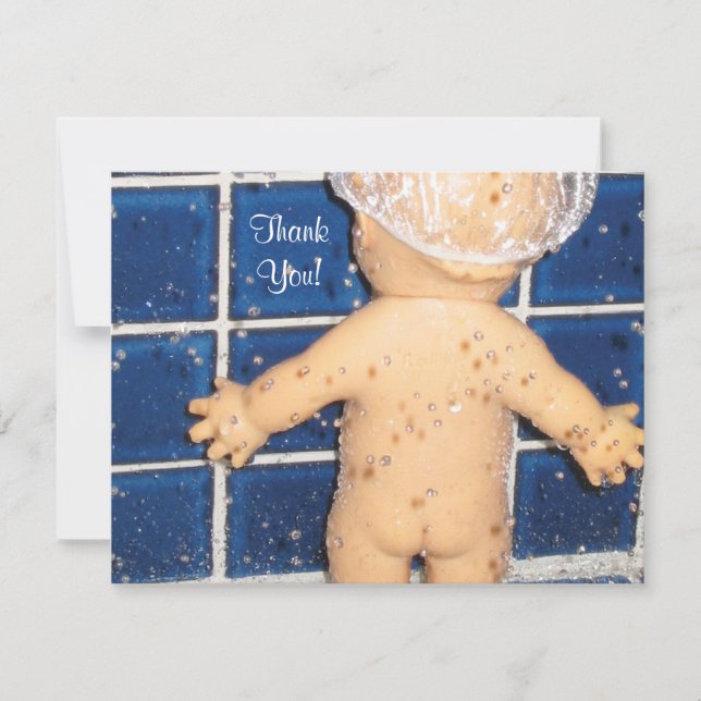 Custom Baby Shower Thank You Card for Boy or Girl (Front)