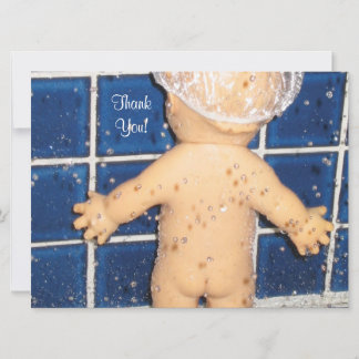 Custom Baby Shower Thank You Card for Boy or Girl