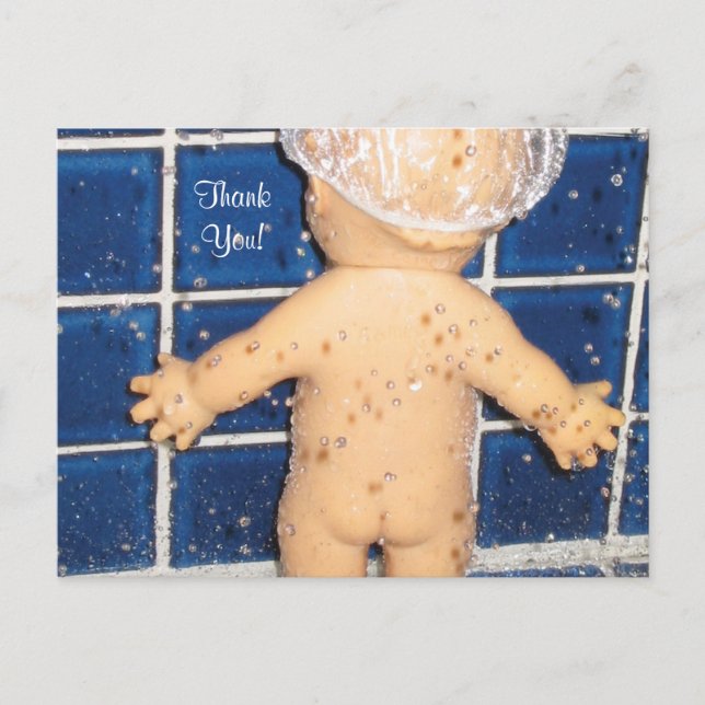 Custom Baby Shower Thank You Card for Boy or Girl (Front)