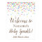 Custom Baby Sprinkle Welcome Sign