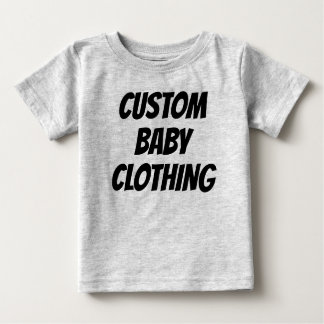Custom Baby T-Shirt Blank Template