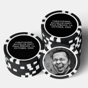 Custom Bachelor Favour Golf Marker Poker Chips