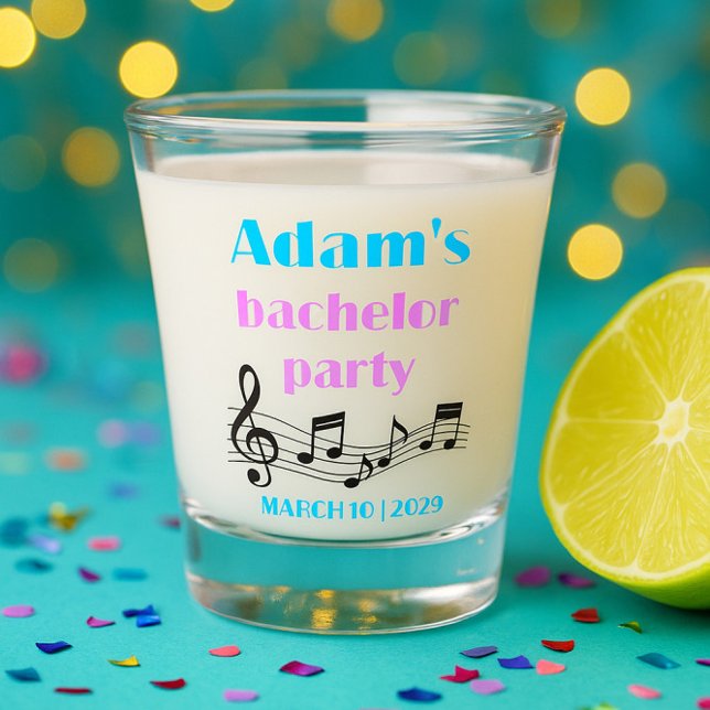 Custom Bachelor Party Shot Glass (Creator Uploaded)