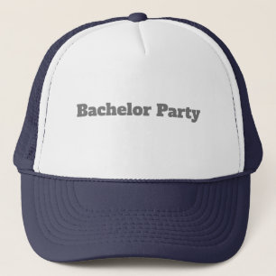 Custom Bachelor Party text Navy Colour Hats or Cap