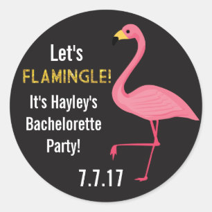 Custom Bachelorette or Bridal Shower Stickers