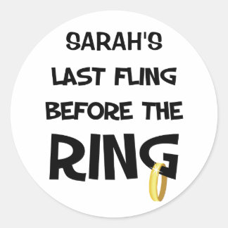 Custom Bachelorette Party stickers
