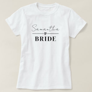 Custom Bachelorette Retro T shirts, Team Bride T-Shirt