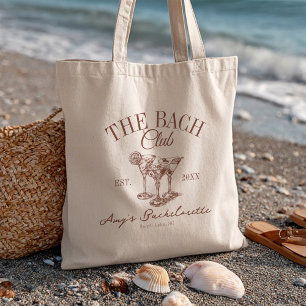 Custom Bachelorette The Bach Club Bridesmaid Favor Tote Bag