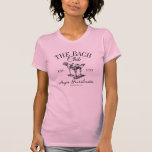 Custom Bachelorette The Bach Club Bridesmaid Favou T-Shirt<br><div class="desc">Match in style! This custom “Bach Club” t-shirt is the perfect bridesmaid favour - comfy,  trendy,  and ready for every bachelorette party adventure.</div>