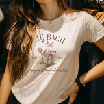 Custom Bachelorette The Bach Club Bridesmaid Favou Tri-Blend Shirt<br><div class="desc">Match in style! This custom “Bach Club” t-shirt is the perfect bridesmaid favour - comfy,  trendy,  and ready for every bachelorette party adventure.</div>
