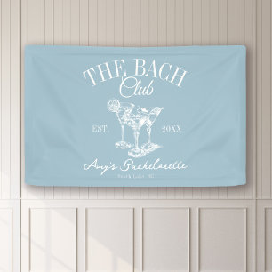 Custom Bachelorette The Bach Club Photo Backdrop Banner