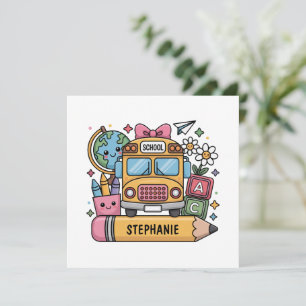 Custom Back-to-School Bus - Personalise