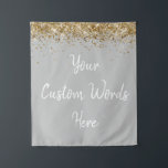 Custom Backdrop Birthday Party Photo Booth Silver Tapestry<br><div class="desc">custom backdrop for photo booth,  hen weekend wedding photobooth sparkly,  sweet 16 quinceanera 40th 50th,  sparkle birthday party personalised 30th,  fifteen 15th sweet sixteen 16th,  twenty-fifth 25th twenty first prop,  silver grey grey white gold,  son boy man husband grandson,  twinkle glitter anniversary 5th fifth,  bridal shower 20th 10th 80th</div>