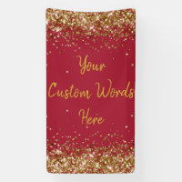 Custom Backdrop Birthday Party Photo Burgundy Gold