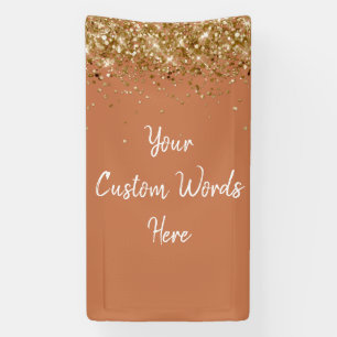 Custom Backdrop Birthday Party Photo Terracotta Banner