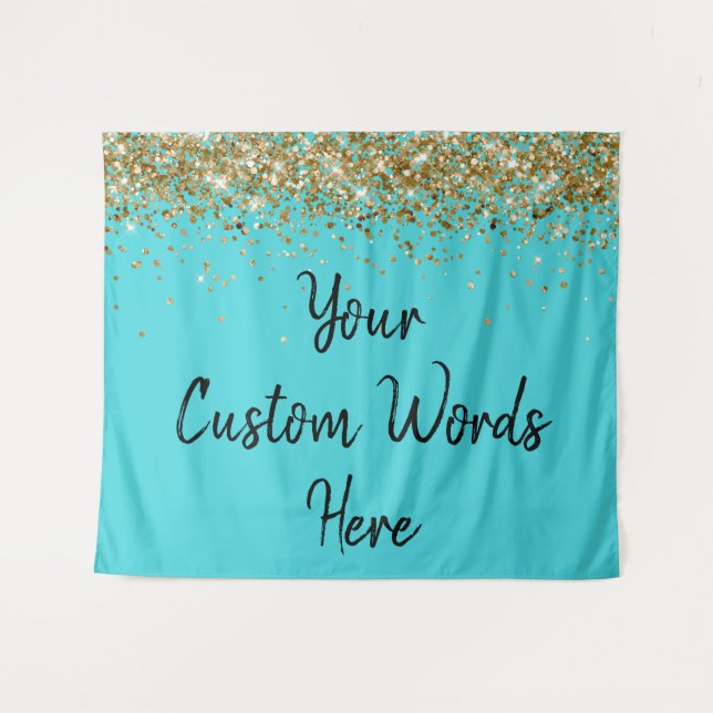 Custom Backdrop Personalised Photo Booth Back drop Tapestry (Front (Horizontal))