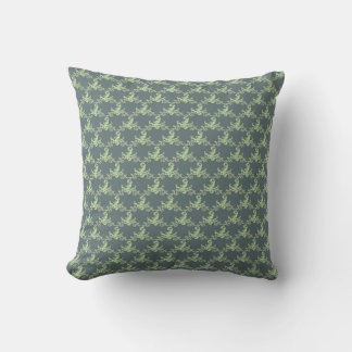 Custom Background Colour light green Damask patter Cushion