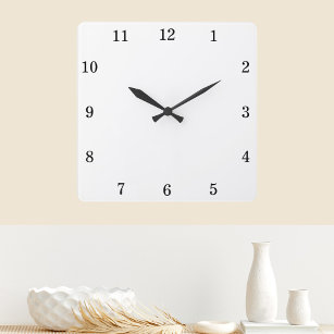 Custom Background Colour Personalised Wall Clock
