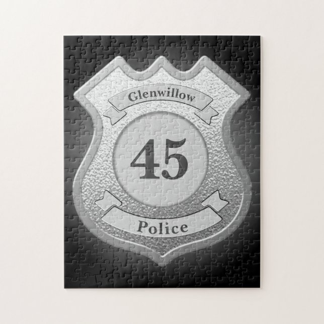 Custom Badge Jigsaw Puzzle (Vertical)