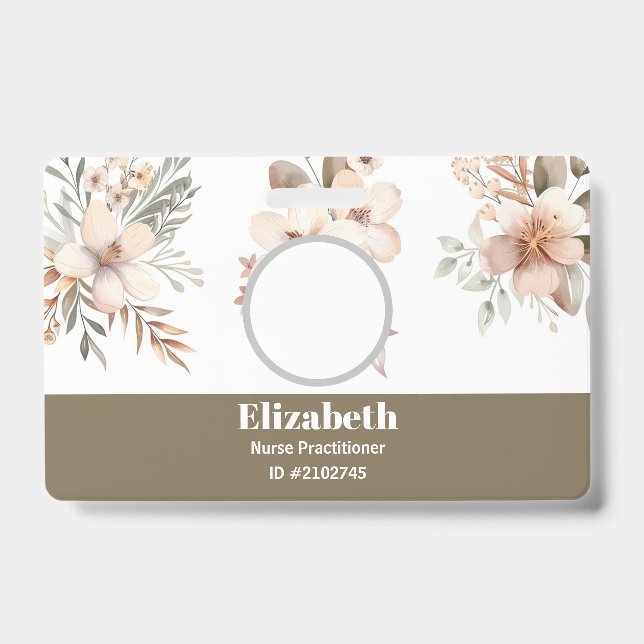 Custom Badges Business Card ID Badge (Front)