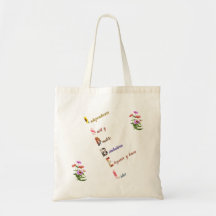 Custom bag with Isabel's name