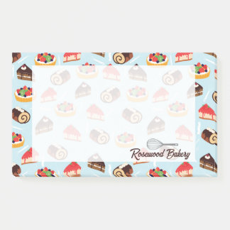 Custom Bakery Dessert Design Post-it Notes