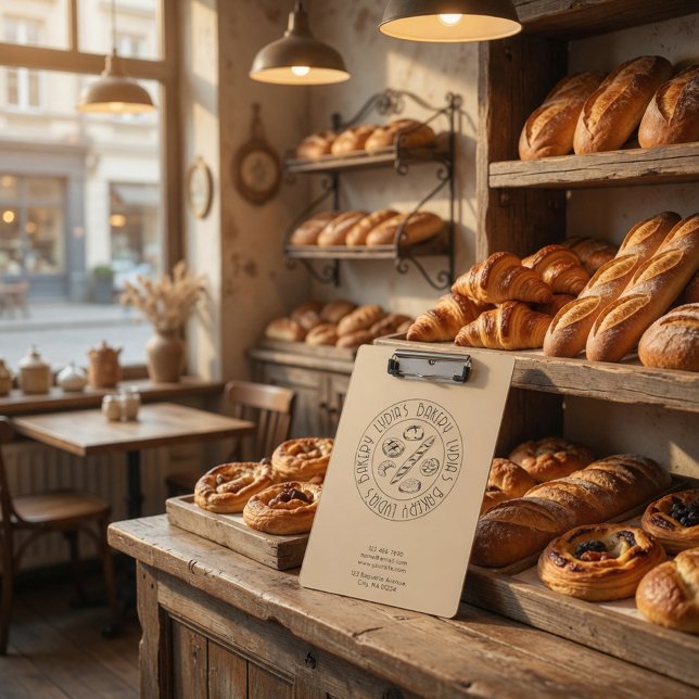 Custom Bakery Logo Clipboard (Creator Uploaded)