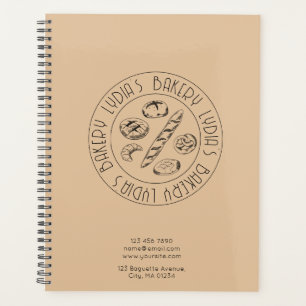 Custom Bakery Logo Planne Planner