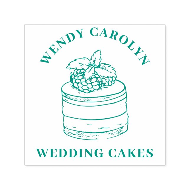 Custom Bakery Logo Self-inking Stamp (Design)