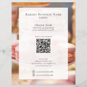 Custom Bakery Promotional Discount Flyer