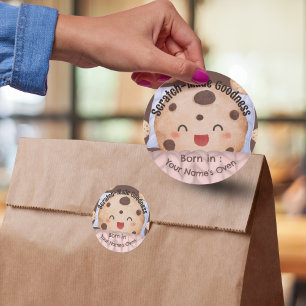 Custom Bakery Sticker Scratch-Made Goodness Cute