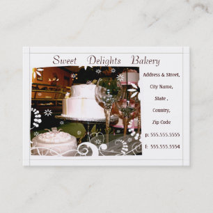 Custom Bakery / Wedding Cakes Business Card