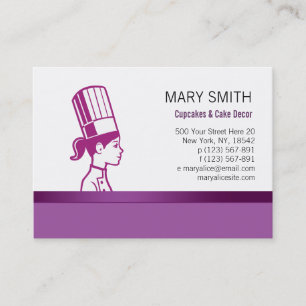 Custom Baking Business Card Professional