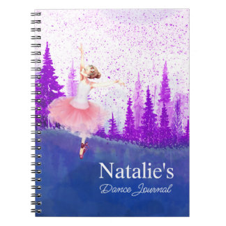 Custom ballerina dance journal