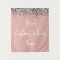 Custom Ballet Pink Silver Personalised Photo Booth