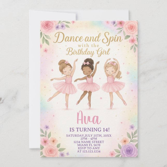 Custom Ballet Princess Template (Front)