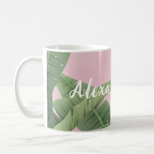 Custom Banana Leaves Coffee Mug