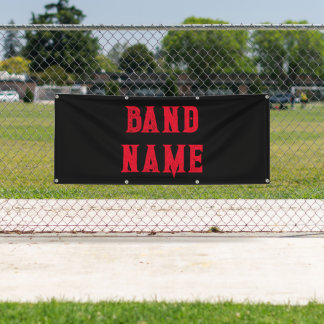 Custom Band Merch Banner