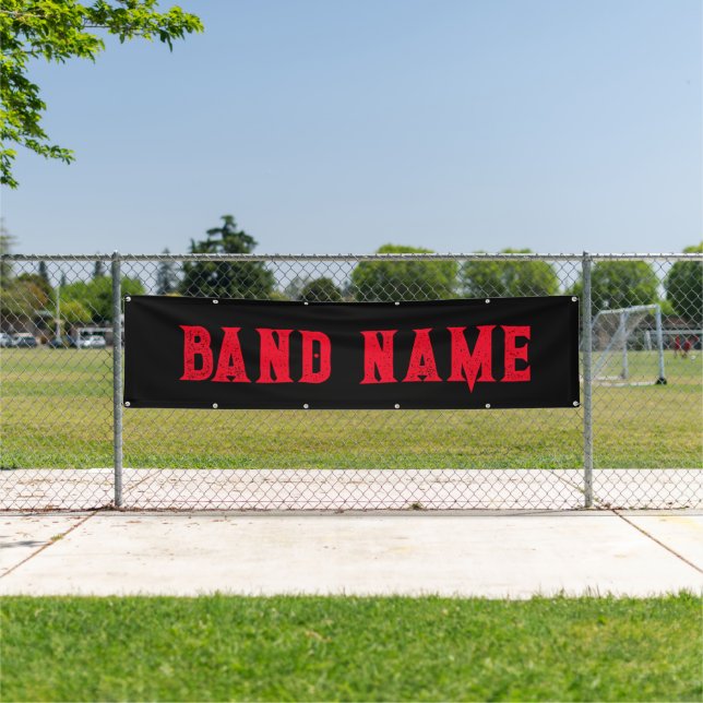 Custom Band Merch Banner (Insitu)