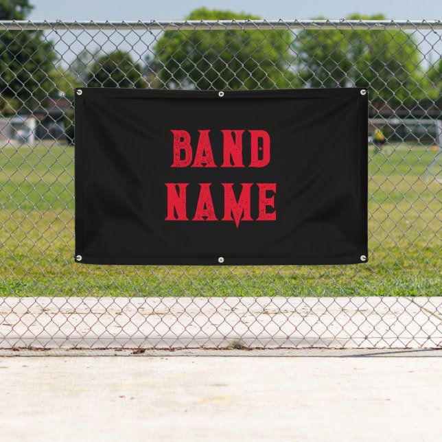 Custom Band Merch Banner (Insitu)