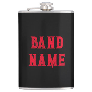 Custom Band Merch Hip Flask
