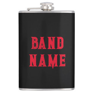 Custom Band Merch Hip Flask