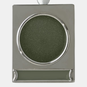 Custom Banner Ornament – Noise & Matte Moss