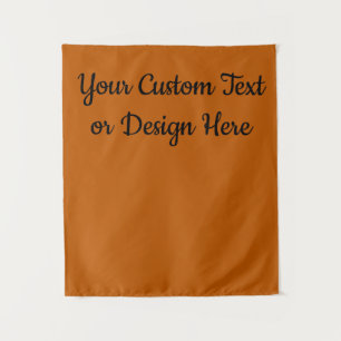 Custom Banner Personalised Rust Bridal Shower Prop Tapestry