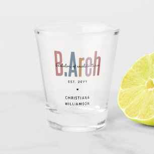 Custom BArch Bachelor of Architecture Graduation Shot Glass