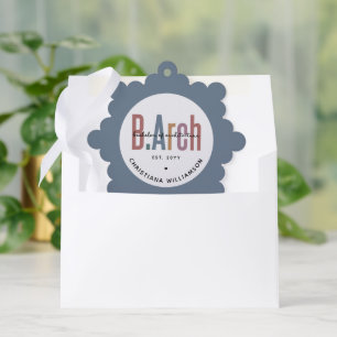 Custom BArch Bachelor of Architecture Graduation Tree Decoration Card