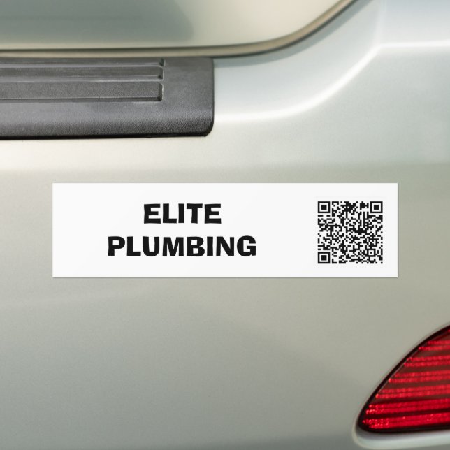 Custom Barcode Car Sticker (On Car)